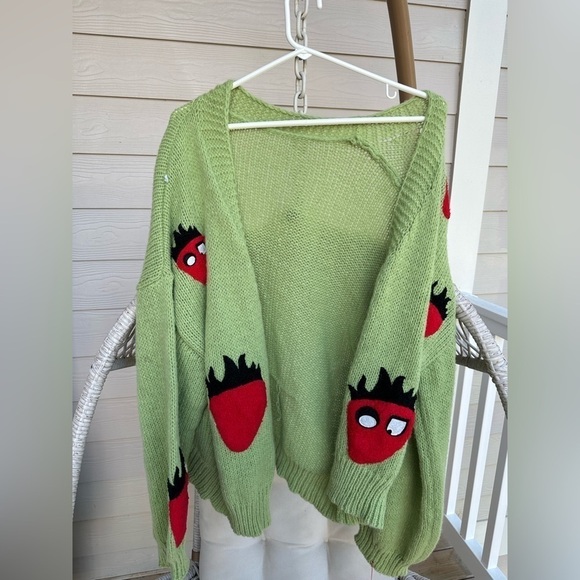 Jackets & Blazers - Strawberry cardigan